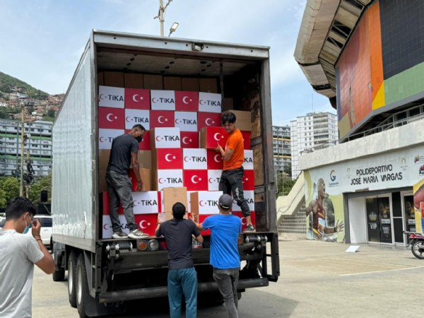 Bakan Ersoy Paylaştı! Venezuela'ya Yardım Desteği